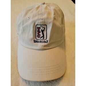 TPC Sugarloaf GA Golf Hat Cap Vintage Adjustable Khaki 2007 Jones Cup Campbell